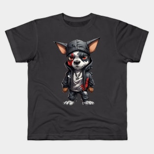 Canine Graffitti Artist Kids T-Shirt